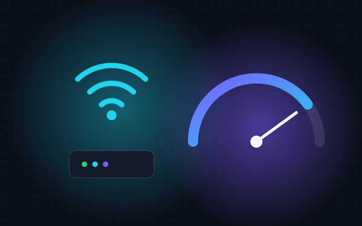 Internet speed for IPTV: a Wi-Fi router and a speed gauge