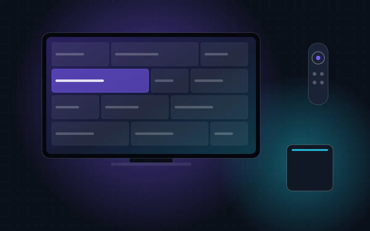 IPTV on Fire TV: a Fire TV smart TV and a Fire TV Cube with live TV on screen