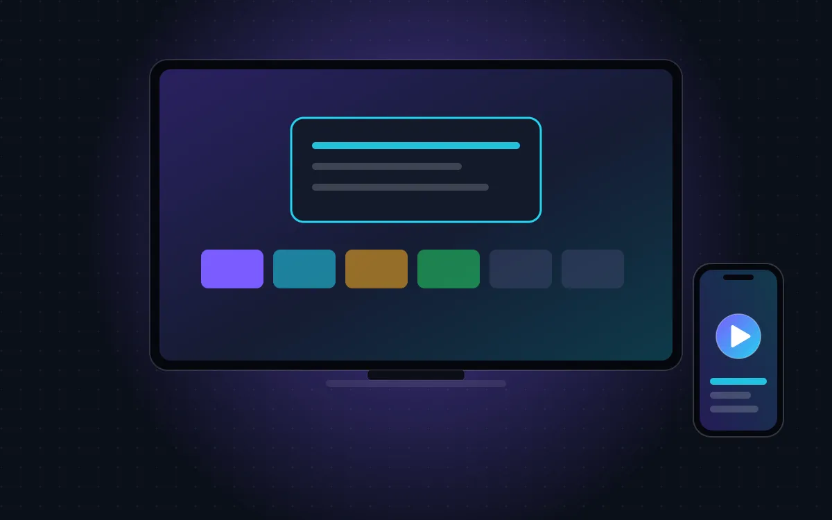 IPTV on Samsung Smart TV: a Samsung Tizen TV showing an IPTV player app activation screen